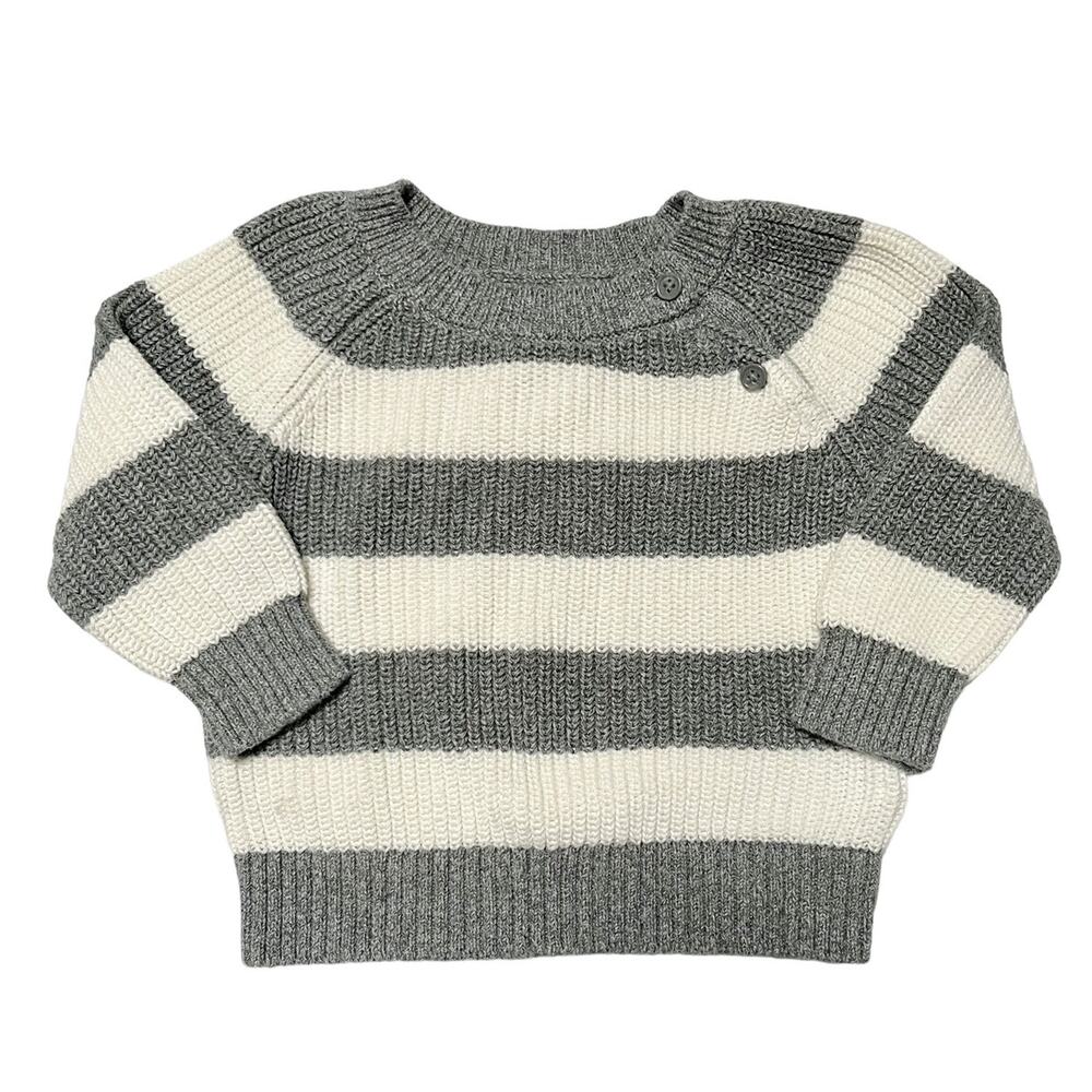 Gap Knit Pullover Striped Sweater Size 12-18m